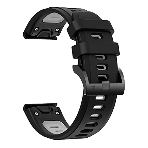 UMCNVV Silikon-Uhrenarmband mit Schnellentriegelung für Garmin Fenix 6 6X Pro 5X 5 Plus 3HR Enduro 935 945 S60 Smartwatch für Herren, For Fenix 1 2 3 3HR, Achat von UMCNVV