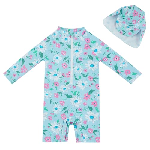UMELOK Baby Badebekleidung Mädchen Badeanzug mit Sonnenhut UV Schutz Handgemalte Blumen 92 UMELOK Baby Badebekleidung Mädchen Badeanzug mit Sonnenhut UV Schutz Handgemalte Blumen 92 von UMELOK