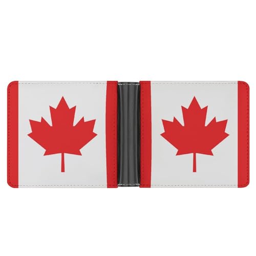 UMENG Kanadische Flagge Geldbörse Damen Wallet Kreditkartenetui Kartenetui Kartenhalter von UMENG