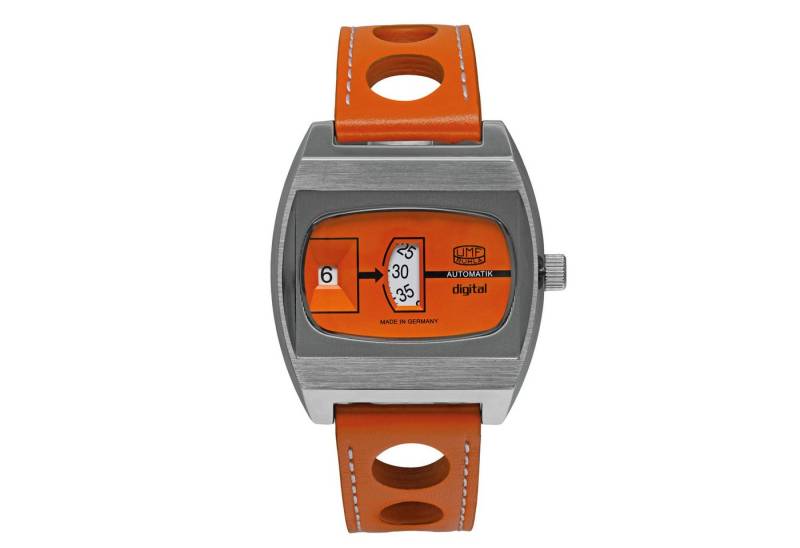 UMF Ruhla Automatikuhr Herrenuhr Automatik UMF Ruhla Scheibenuhr digital, limitierte Auflage von UMF Ruhla