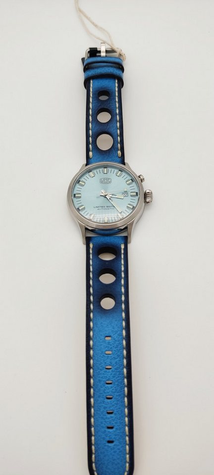 UMF Ruhla Automatikuhr Herrenuhr Automatik mit Sprungdeckel UMF Ruhla Limitiert 70 Exemplare, Schweizer Uhrwerk von UMF Ruhla
