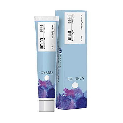 1x UMIDO Fuß-Creme 45 ml 10% Urea | Fußbalsam | Fußlotion | Pflegecreme | Fußpflegecreme | Fußpflege | Creme von UMIDO - dermis care by LLM