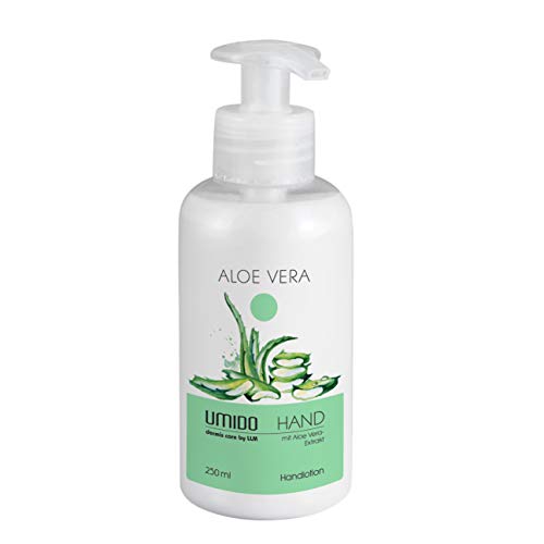 1x UMIDO Hand-Lotion Spender 250 ml Aloe-Vera-Extrakt | Handcreme | Pflegecreme | Creme | Lotion | Hautpflege von UMIDO - dermis care by LLM