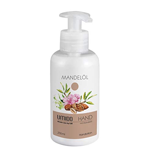 1x UMIDO Hand-Lotion Spender 250 ml Mandelöl | Handcreme | Pflegecreme | Creme | Lotion | Hautpflege von UMIDO - dermis care by LLM