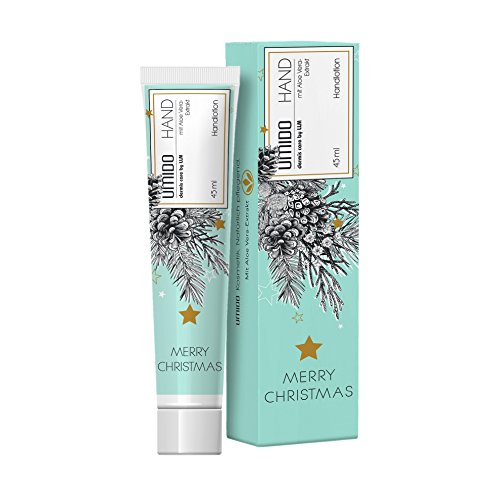 1x UMIDO Hand-Lotion Weihnachten 45 ml Aloe-Vera-Extrakt | Handcreme | Pflegecreme | Creme | Lotion | Hautpflege von UMIDO - dermis care by LLM