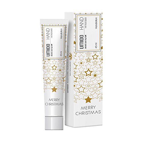 1x UMIDO Hand-Lotion Weihnachten 45 ml Mandelöl | Handcreme | Pflegecreme | Creme | Lotion | Hautpflege von UMIDO - dermis care by LLM