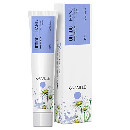 4 Stück Set Aktion UMIDO Hand-Lotion Set 45 ml Kamillen-Extrakt | Handcreme | Pflegecreme | Lotion | Hautpflege | Handcreme Set von UMIDO - dermis care by LLM