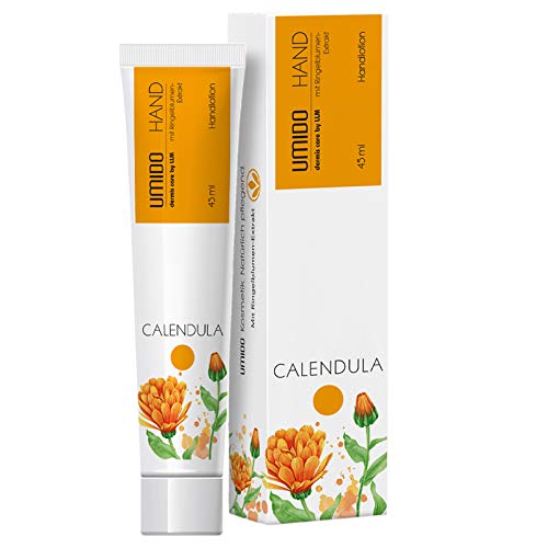 4 Stück Set Aktion UMIDO Hand-Lotion Set 45 ml Ringelblumen-Extrakt | Handcreme | Pflegecreme | Lotion | Hautpflege | Handcreme Set von UMIDO - dermis care by LLM