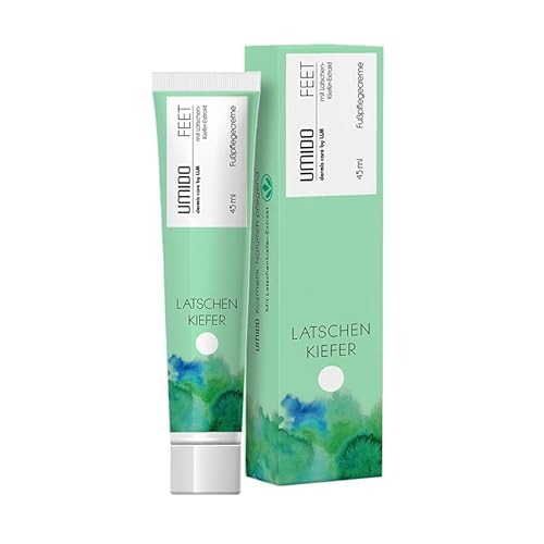 4 Stück Set Aktion UMIDO Fuß-Creme Set 45 ml Latschenkiefer-Extrakt | Fußbalsam | Fußlotion | Pflegecreme | Fußpflegecreme von UMIDO - dermis care by LLM