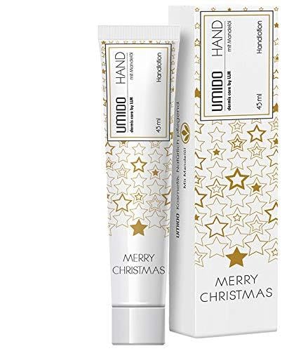 4 Stück Set Aktion UMIDO Hand-Lotion Set 45 ml Mandelöl Weihnachten | Handcreme | Pflegecreme | Lotion | Hautpflege | Handcreme Set von UMIDO - dermis care by LLM