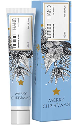 72x UMIDO Hand-Lotion 45 ml Arganöl Weihnachten | Handcreme | Creme | Pflegecreme | Lotion | Hautpflege von UMIDO - dermis care by LLM