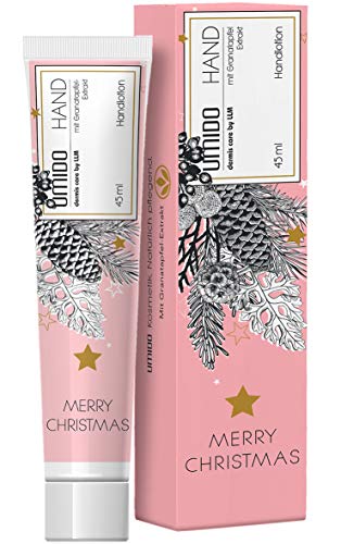 72x UMIDO Hand-Lotion 45 ml Granatapfel-Extrakt Weihnachten | Handcreme | Creme | Pflegecreme | Lotion | Hautpflege 72x UMIDO Hand-Lotion 45 ml Granatapfel-Extrakt Weihnachten | Handcreme | Creme | Pflegecreme | Lotion | Hautpflege von UMIDO - dermis care by LLM