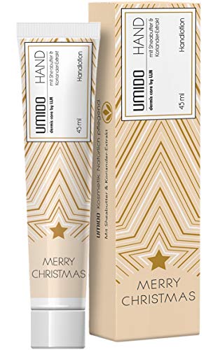 72x UMIDO Hand-Lotion 45 ml Koriander & Shea-Butter Weihnachten | Handcreme | Creme | Pflegecreme | Lotion | Hautpflege von UMIDO - dermis care by LLM