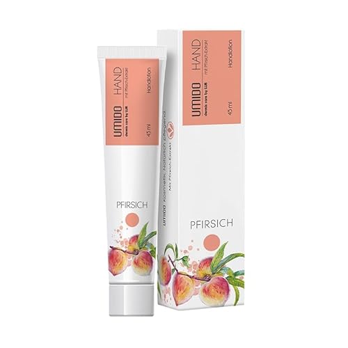 72x UMIDO Hand-Lotion 45 ml Pfirsich-Extrakt | Handcreme | Creme | Pflegecreme | Lotion | Hautpflege von UMIDO - dermis care by LLM