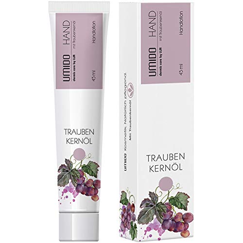 72x UMIDO Hand-Lotion 45 ml Traubenkernöl | Handcreme | Creme | Pflegecreme | Lotion | Hautpflege von UMIDO - dermis care by LLM
