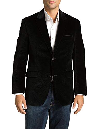 UMISS Herren Jacke Business-Sakko-Anzug mit Zwei Knöpfen aus Samt von UMISS