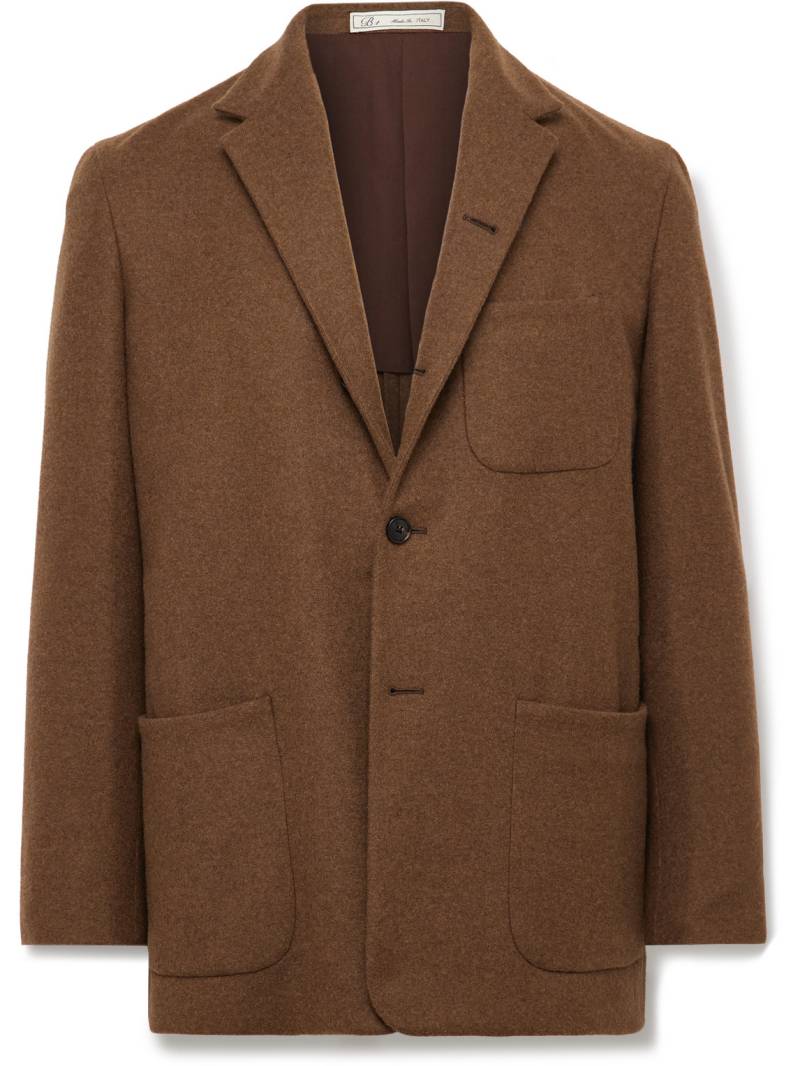 UMIT BENAN B - Brushed Wool and Cashmere-Blend Blazer - Men - Brown - IT 52 von UMIT BENAN B+
