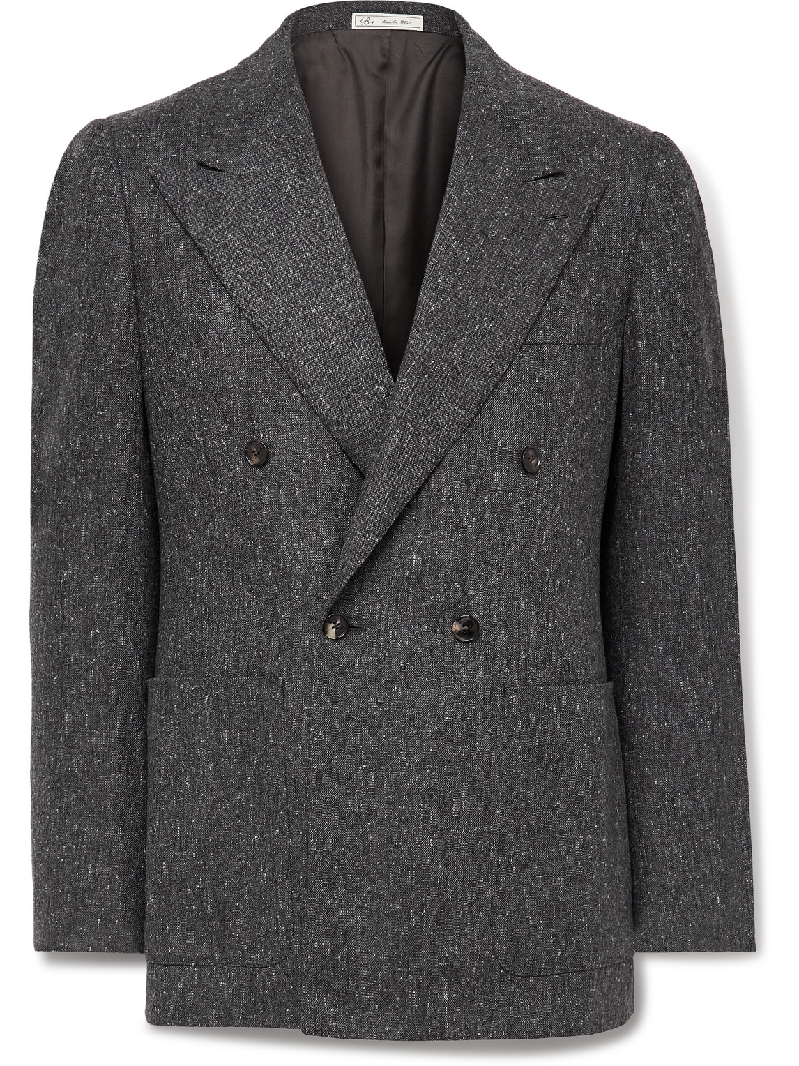 UMIT BENAN B - Double-Breasted Wool and Cashmere-Blend Blazer - Men - Gray - IT 50 UMIT BENAN B - Double-Breasted Wool and Cashmere-Blend Blazer - Men - Gray - IT 50 von UMIT BENAN B+