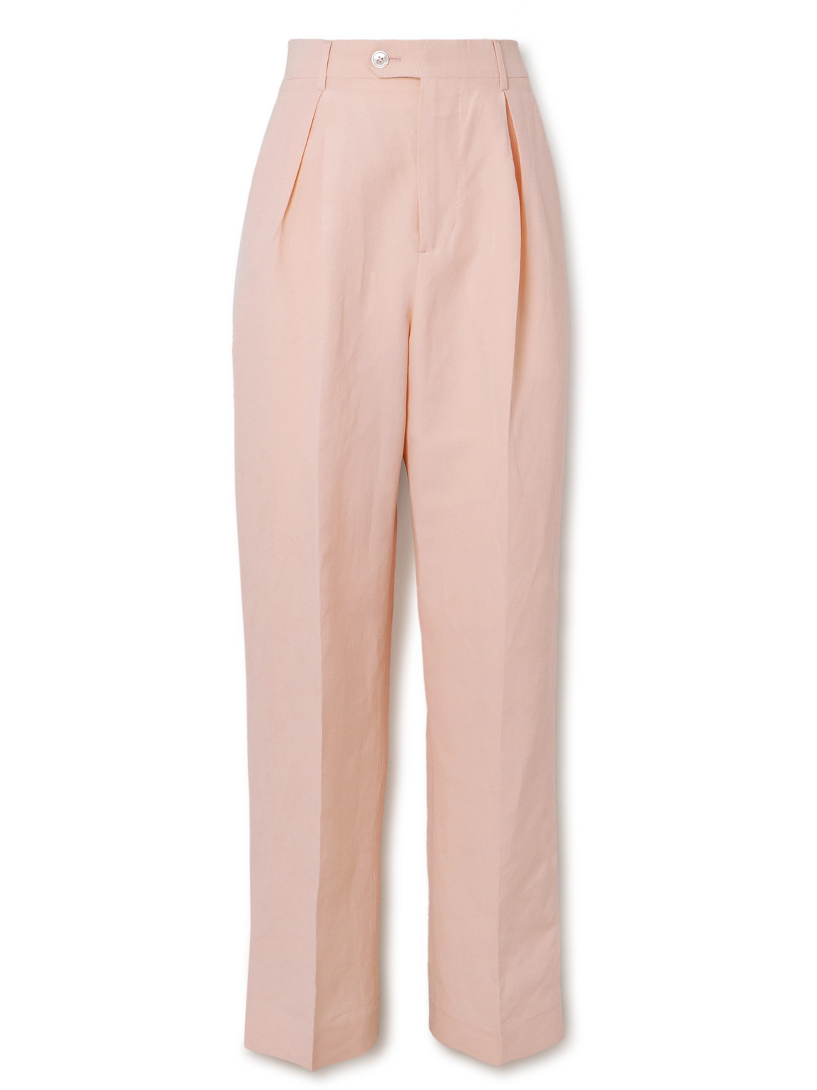 UMIT BENAN B - Wide-Leg Pleated Linen Suit Trousers - Men - Pink - IT 46 UMIT BENAN B - Wide-Leg Pleated Linen Suit Trousers - Men - Pink - IT 46 von UMIT BENAN B+