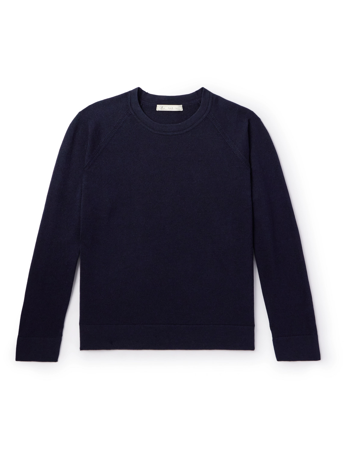 UMIT BENAN B - Zefira Cashmere and Silk-Blend Sweatshirt - Men - Blue - IT 52 von UMIT BENAN B+