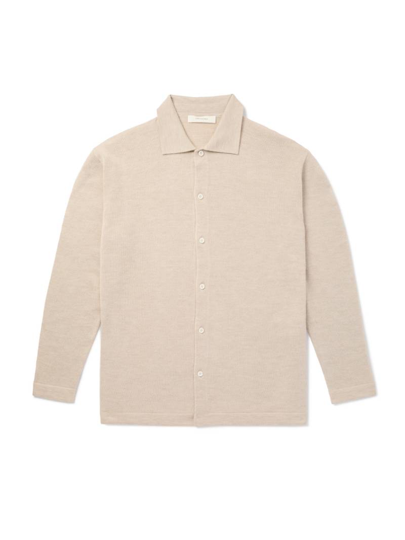 UMIT BENAN - Sunset Cashmere and Silk-Blend Shirt - Men - Neutrals - XXL von UMIT BENAN