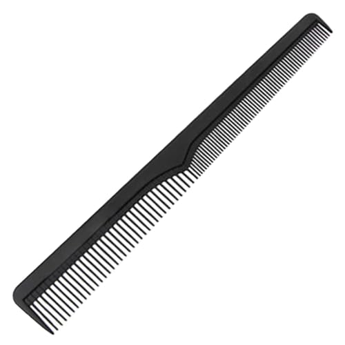Bruchsicherer Carbon-Haarkamm, 18 cm, antistatisch, doppelseitig, Barbier, zugelassen, Haar-Bart-Styling, für Männer und Frauen Bruchsicherer Carbon-Haarkamm, 18 cm, antistatisch, doppelseitig, Barbier, zugelassen, Haar-Bart-Styling, für Männer und Frauen von UMORDUP