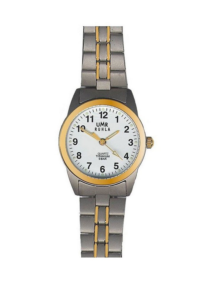 UMR Ruhla Quarzuhr Basic 7170-9 Damen-Titanuhr – 26 mm Bicolor, Quarzwerk, Titanarmband UMR Ruhla Quarzuhr Basic 7170-9 Damen-Titanuhr – 26 mm Bicolor, Quarzwerk, Titanarmband von UMR Ruhla