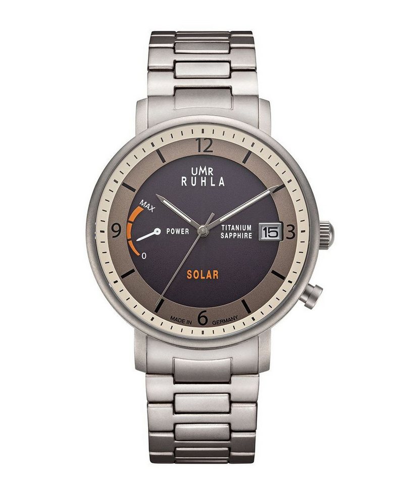 UMR Ruhla Solaruhr Titan - Braun, Titanband, 41 mm - Solarwerk 94101M, Made in Germany UMR Ruhla Solaruhr Titan - Braun, Titanband, 41 mm - Solarwerk 94101M, Made in Germany von UMR Ruhla
