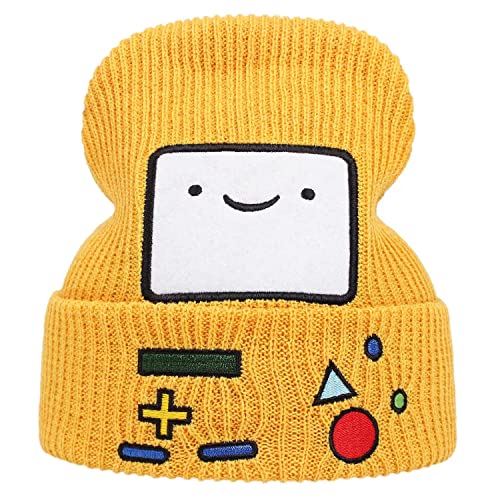 Adventure Time Anime Beanie Mützen für Erwachsene Männer Frauen Lustige Mütze, gelb, Einheitsgr��e von UMiCHOi