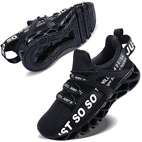 Damen Road Running Sneakers Fashion Sport Workout Gym Jogging Wanderschuhe D Schwarz von UMmaid