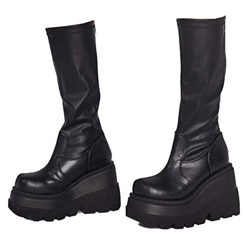 UMore Stiefel Damen Overknee Stiefel Plattform Stiefel Keilabsatz Plateau Thigh High Boots Damen Stiefel Winter Langschaftstiefel Lange Röhre Overknee-Stiefel UMore Stiefel Damen Overknee Stiefel Plattform Stiefel Keilabsatz Plateau Thigh High Boots Damen Stiefel Winter Langschaftstiefel Lange Röhre Overknee-Stiefel von UMore