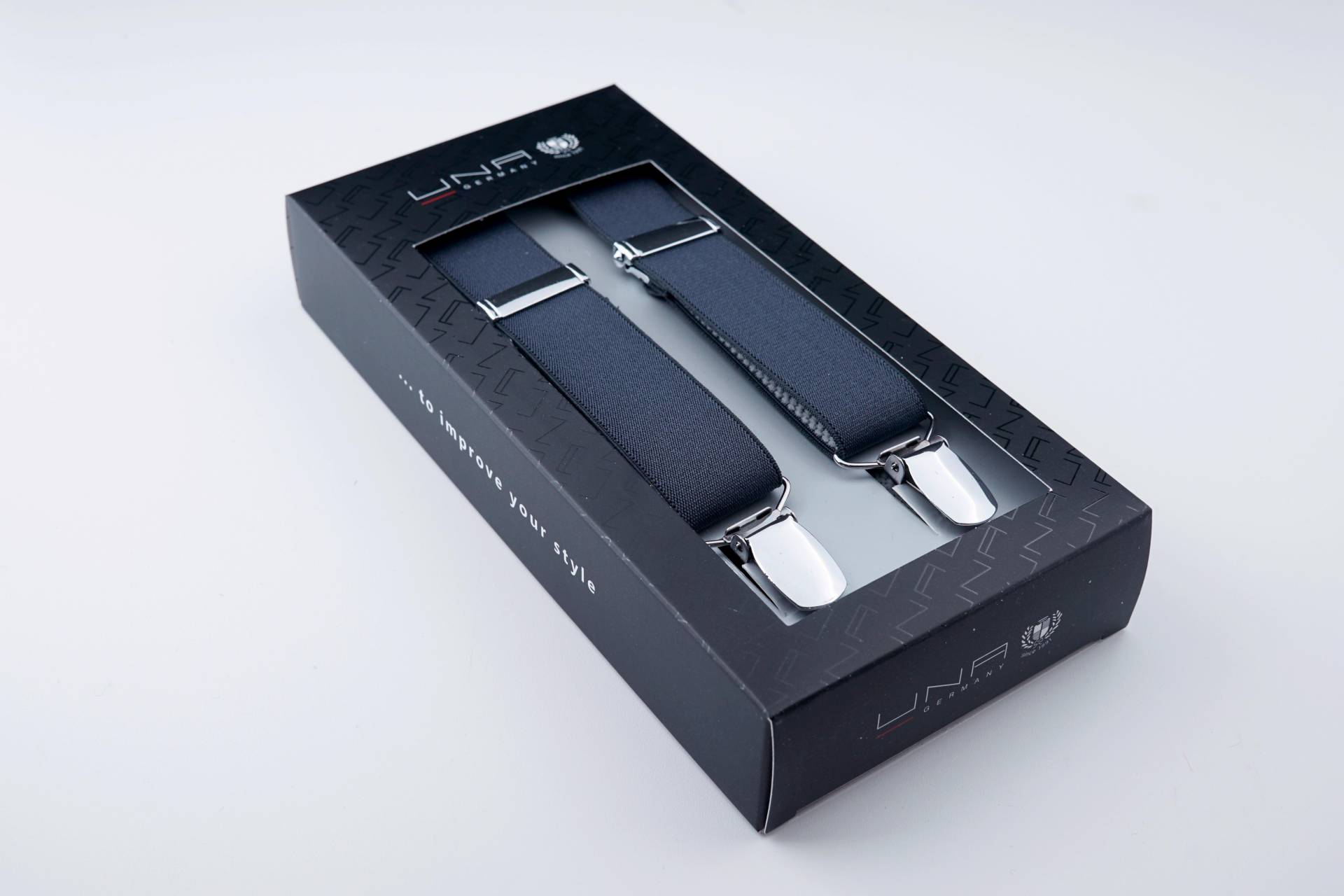 UNA Germany by Klünemann - Hosenträger Classic Uni 2,5/130 cm i.K. von UNA Germany by Klünemann