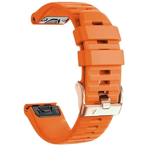 UNCASO 20 mm Smartwatch-Armband für Garmin Fenix 7S/5S Plus/6S/6S Pro, Schnellverschluss-Armband, Silikon-Armband, Roségold, For Fenix 5S Plus GPS, Achat von UNCASO