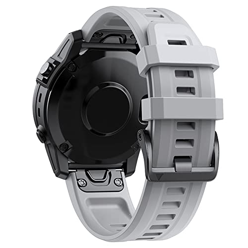 UNCASO 26 x 22 mm offizielle Schraubschnalle, Uhrenarmband für Garmin Fenix 6 7 935 Epix Silikon Easyfit Armband für Fenix 7X 6X 5X Watch, 22mm For S60 S62, Achat von UNCASO