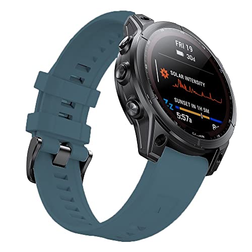 UNCASO Uhrenarmband für Garmin Fenix 7 7S 7X 6 6S 6X Pro 5X 5 Smartwatch-Armband aus Silikon Descent G1 Solar Forerunner 935 945 Schnellverschluss Correa, For Fenix 5X Plus 6X Pro, Achat von UNCASO