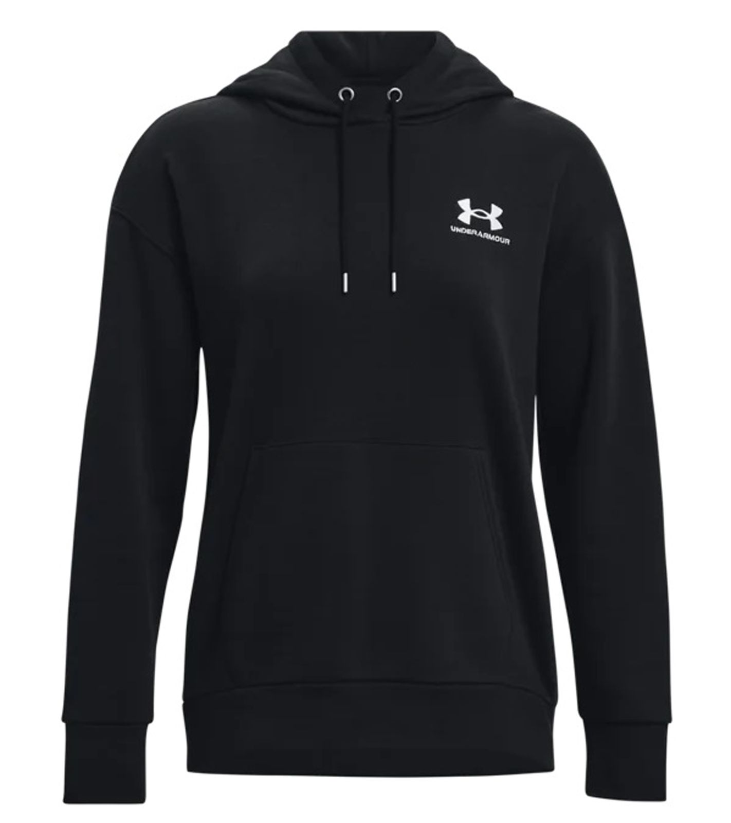 UNDER ARMOUR Essential Fleece-Hoodie Damen Baumwoll-Pullover 1373033-001 Schwarz von UNDER ARMOUR