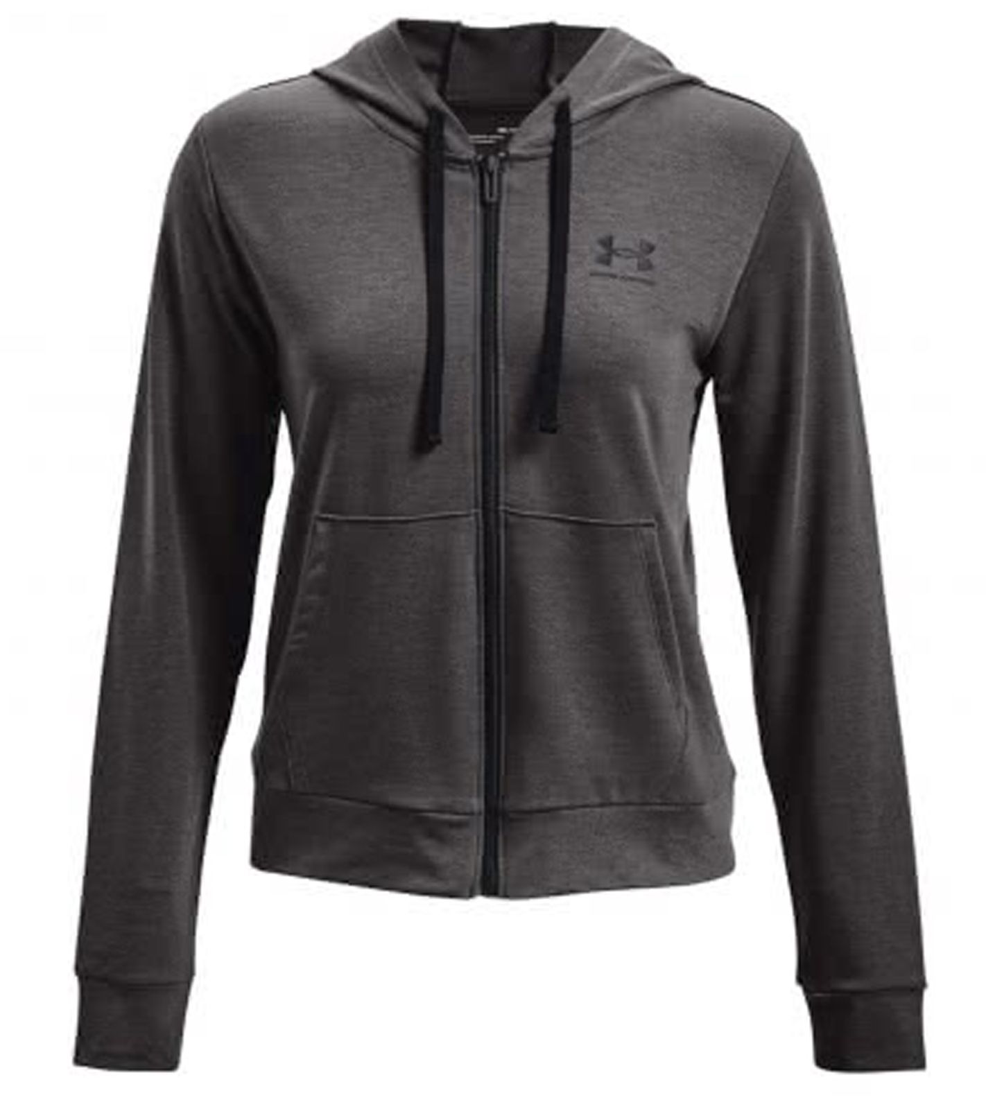 UNDER ARMOUR Rival Terry Full-Zip Hoodie Damen Jacke 1369853-010 Grau von UNDER ARMOUR