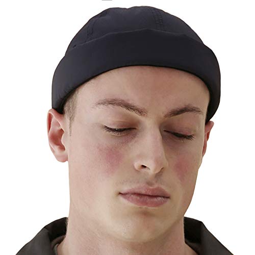 UNDERCONTROL Brimless Trawler Quick Dry Leon Cap Unisex Atmungsaktiv Xanadu Outdoor Sailor Leon Hat Fisherman No Visor Skull verstellbare Uhrenmütze Beanie Korea (Marineblau) von UNDERCONTROL