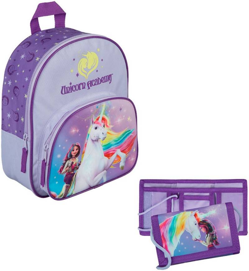 UNDERCOVER Kinderrucksack Unicorn Academy (Set, 2-tlg), inklusive Geldbeutel von UNDERCOVER