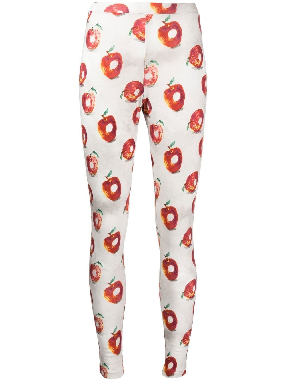 Undercover Leggings mit Apfel-Print - Grau von Undercover