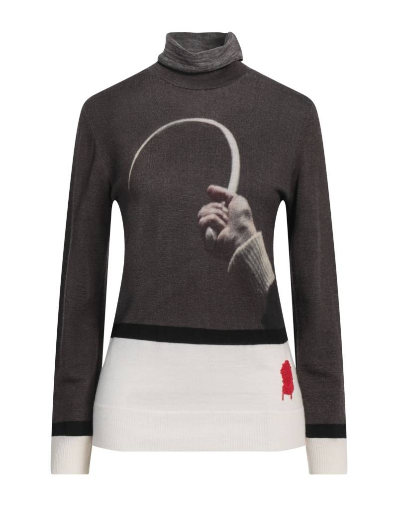 UNDERCOVER Rollkragenpullover Damen Dunkelbraun von UNDERCOVER