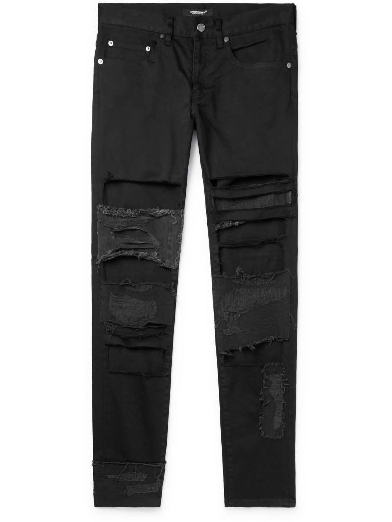 UNDERCOVER - Scab Skinny-Fit Distressed Jeans - Men - Black - 4 von UNDERCOVER