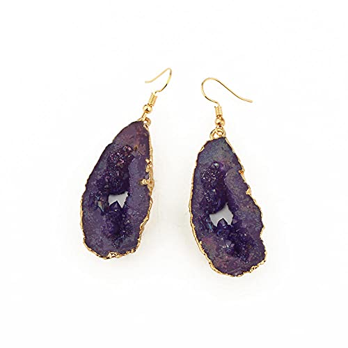 Mode Boho Aushöhlen Große grüne Imitation Kunststoff Stein Geode Drop Danles Ohrringe Schmuck Ethnische Partei-2. Mode Boho Aushöhlen Große grüne Imitation Kunststoff Stein Geode Drop Danles Ohrringe Schmuck Ethnische Partei-2. von UNDERZY
