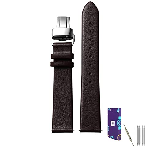 UNDIFY Uhrenarmbänder aus Leder für Herren Nato-Lederarmband -15/16/17/18/19/20/21/22/23/24 mm (Stifte für Armband, Werkzeug für Uhren), 15mm, Leder, Achat von UNDIFY