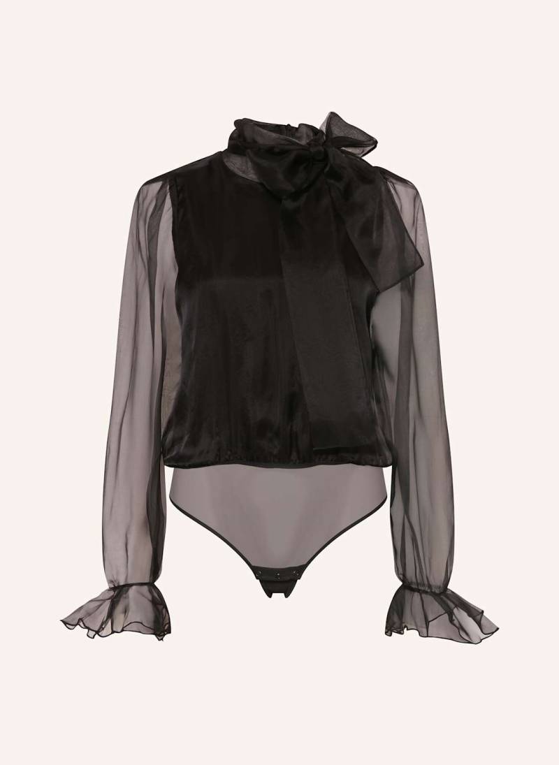 Undress Code String-Body Pure Elegance Mit Schluppe Und Rüschen schwarz von UNDRESS CODE