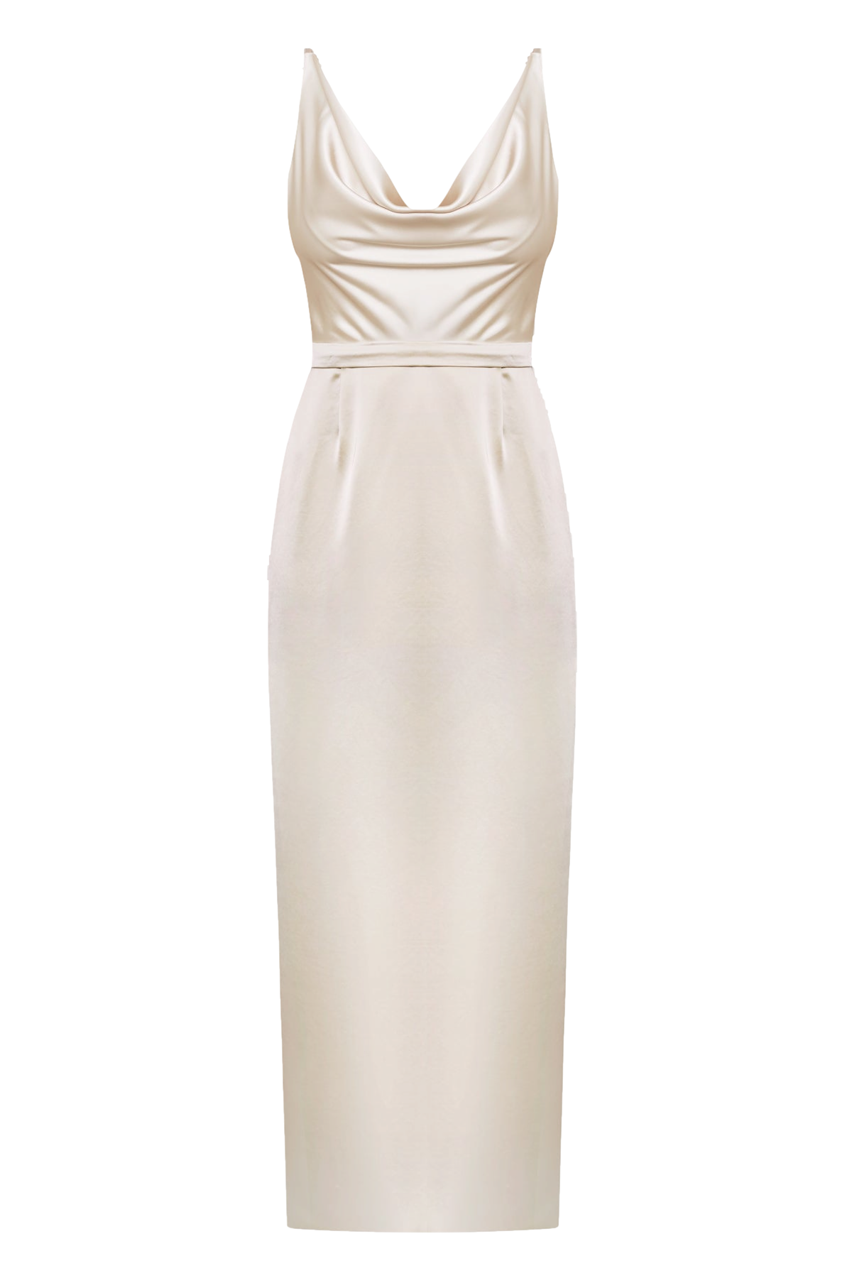 AMILA beige satin backless maxi dress - Beige - L - UNDRESS - Maxi dresses AMILA beige satin backless maxi dress - Beige - L - UNDRESS - Maxi dresses von UNDRESS