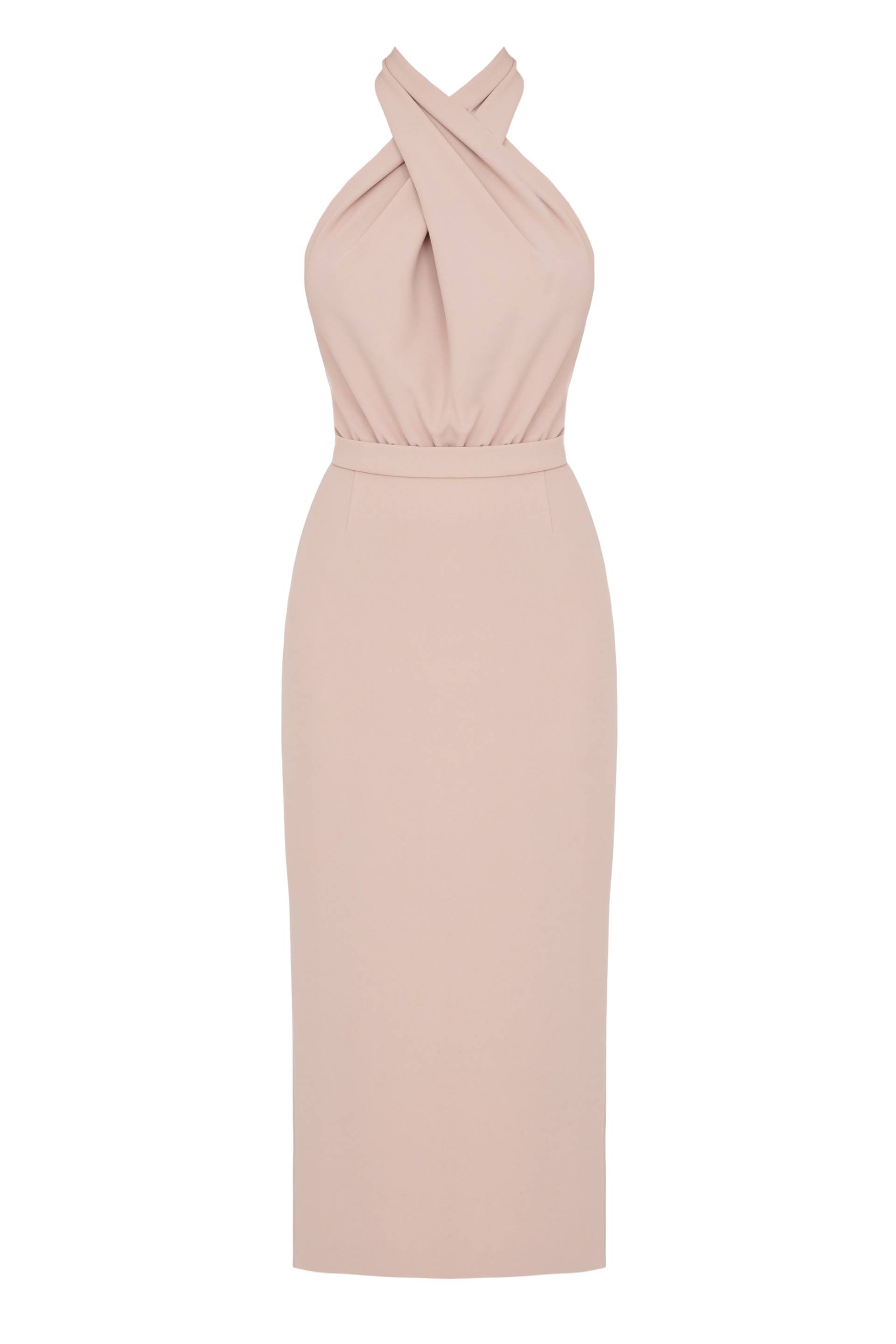 CELIA Dusty Pink Halter Neck Midi Dress - Pink - XS - UNDRESS - Midi dresses CELIA Dusty Pink Halter Neck Midi Dress - Pink - XS - UNDRESS - Midi dresses von UNDRESS