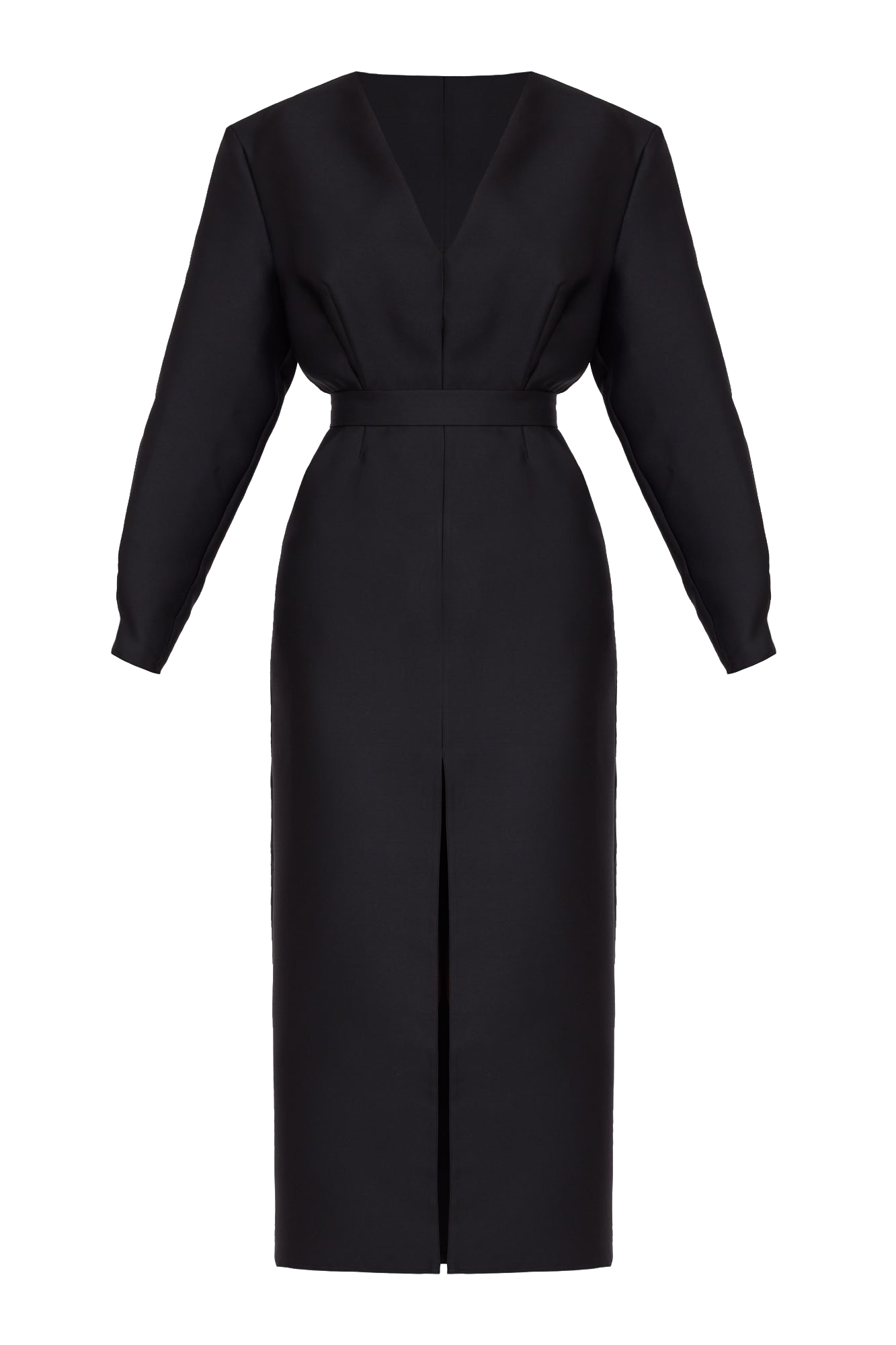 DEMA Black Shoulder Pad Midi Dress - Black - S - UNDRESS - Midi dresses DEMA Black Shoulder Pad Midi Dress - Black - S - UNDRESS - Midi dresses von UNDRESS
