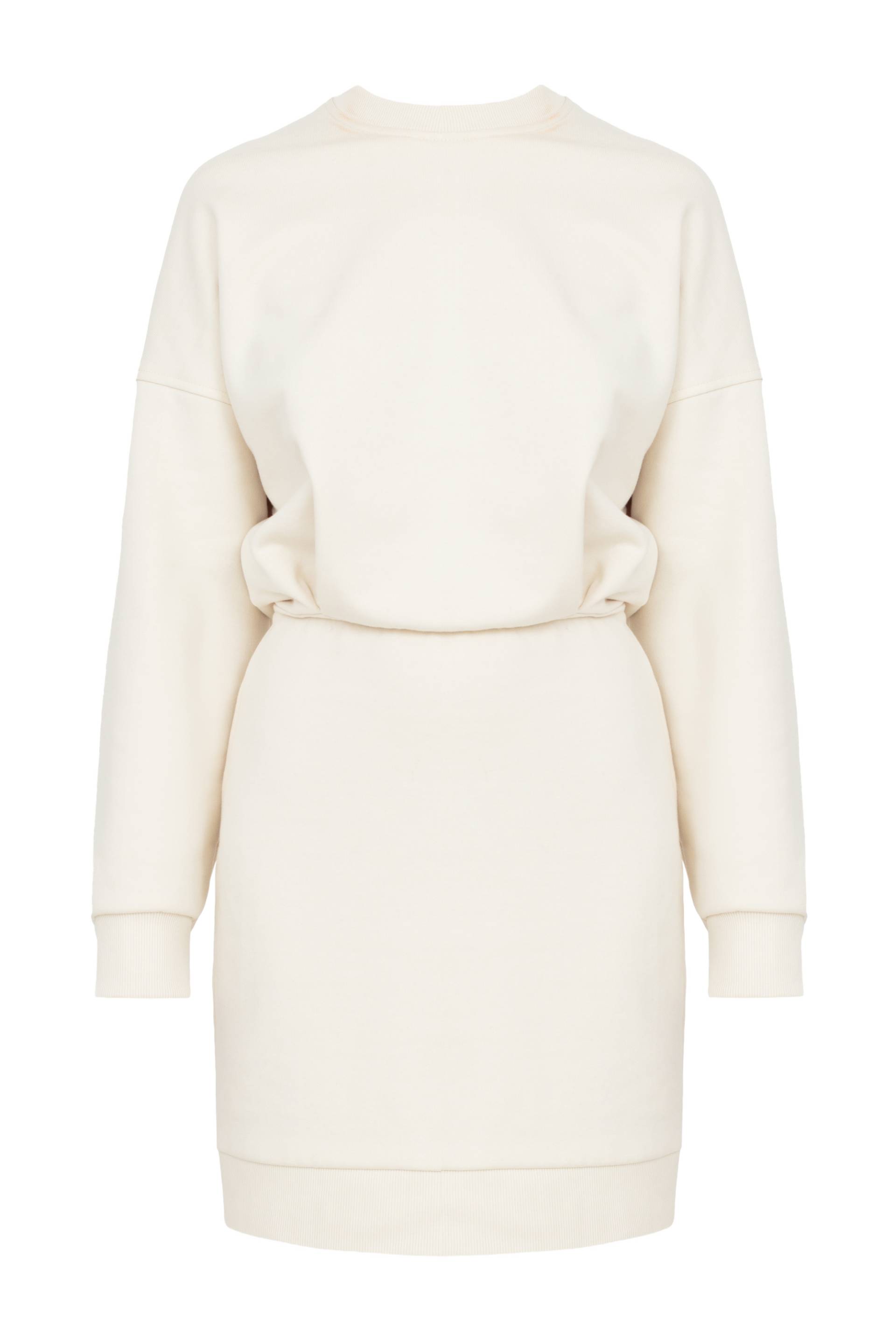 NIKA Pastel Mini Jersey Dress With Long Sleeves - White - M/L - UNDRESS - Mini dresses NIKA Pastel Mini Jersey Dress With Long Sleeves - White - M/L - UNDRESS - Mini dresses von UNDRESS