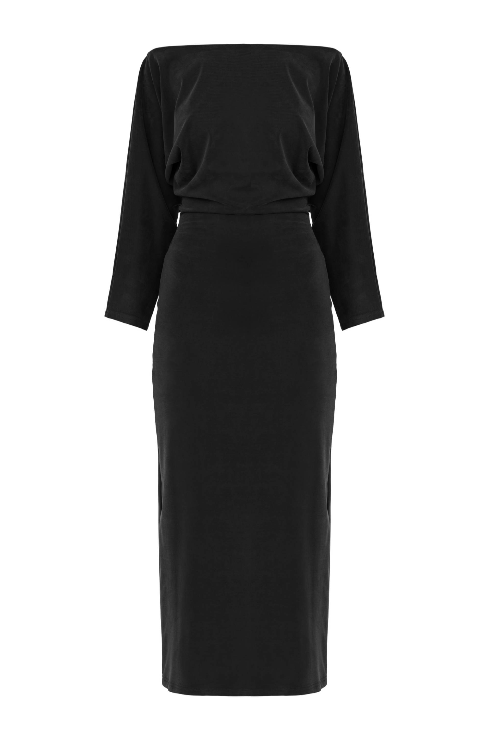 THEA Black Off-Shoulder Jersey Midi Dress - Black - M - UNDRESS - Midi dresses THEA Black Off-Shoulder Jersey Midi Dress - Black - M - UNDRESS - Midi dresses von UNDRESS